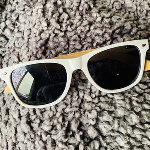 Ciroc White Wooden Sunglasses